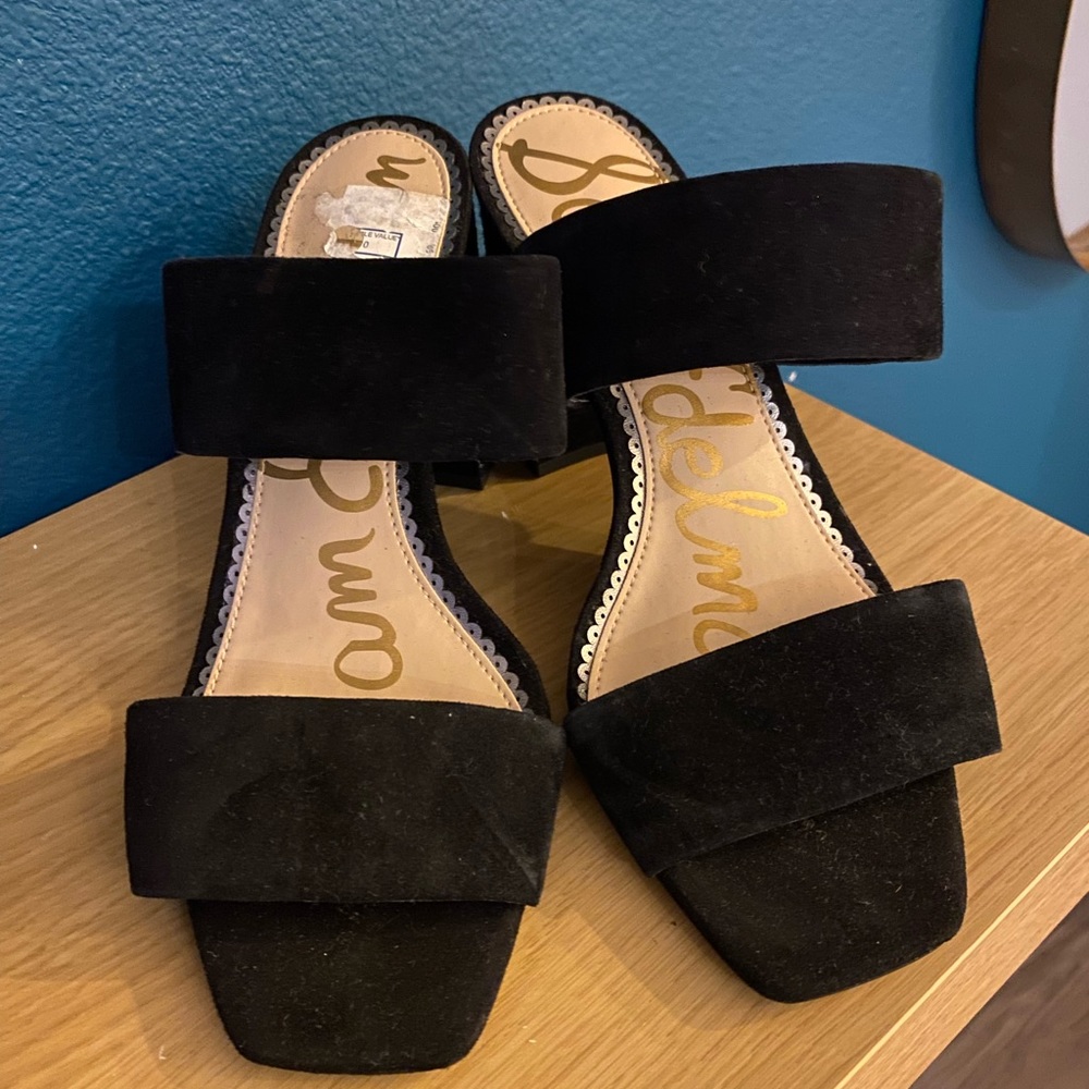 Black heels/ open toes. Sam Edelman Shoes.